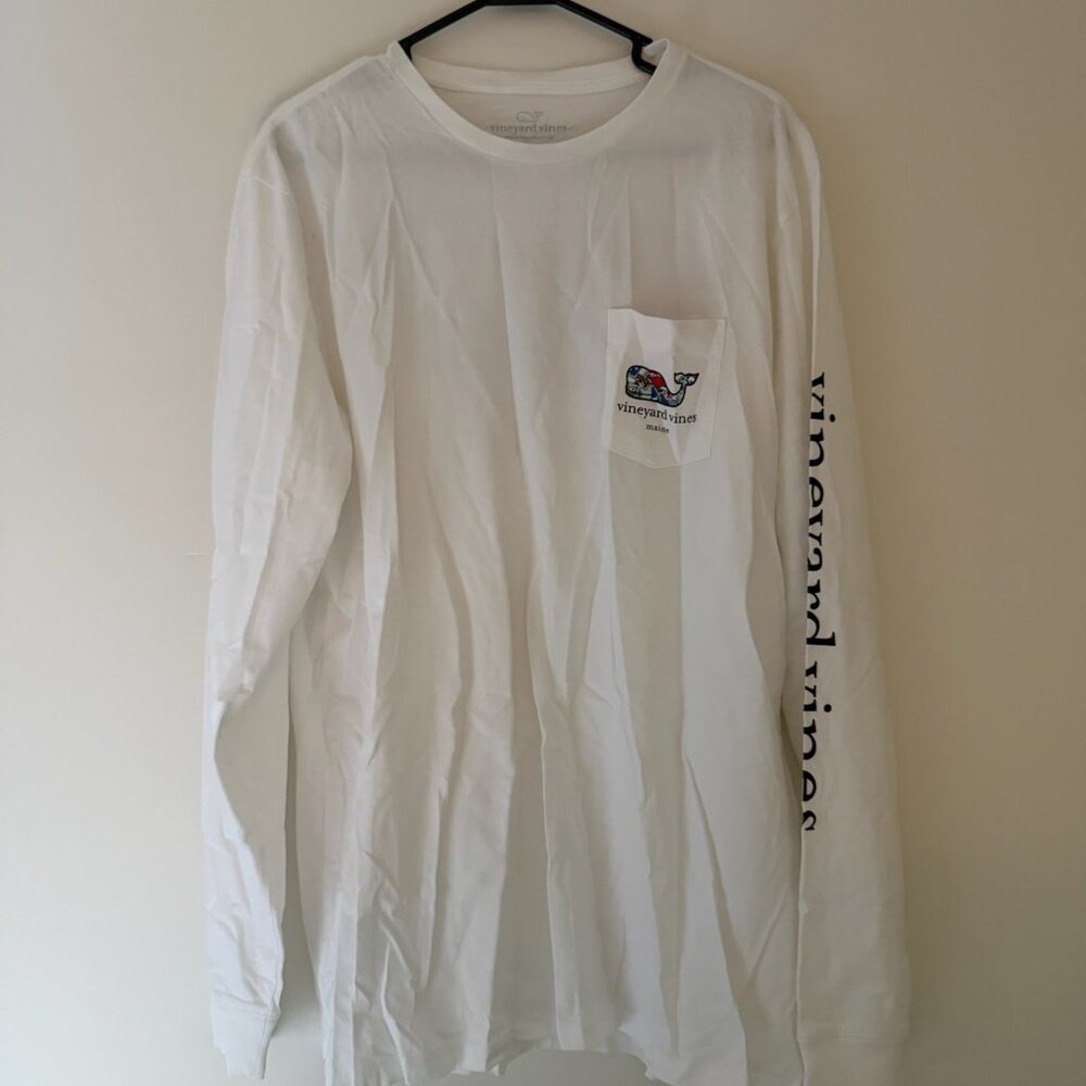 Vineyard Vines long-sleeve pocket t-shirt Maine